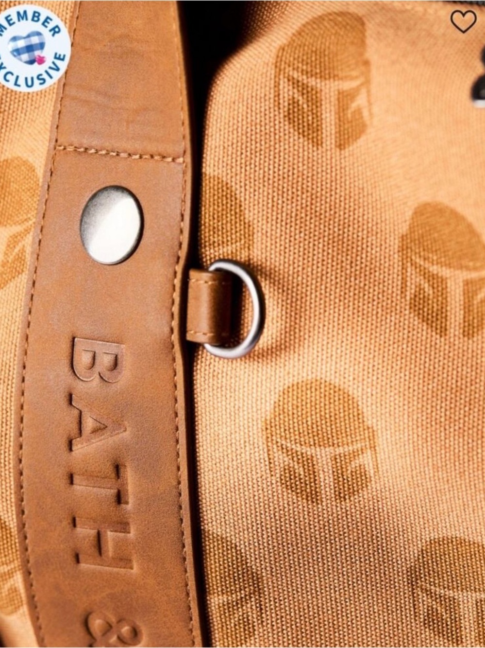 Star Wars Mandalorian Tan Canvas Satchel Bag with Leather Straps - Picture 6 of 7